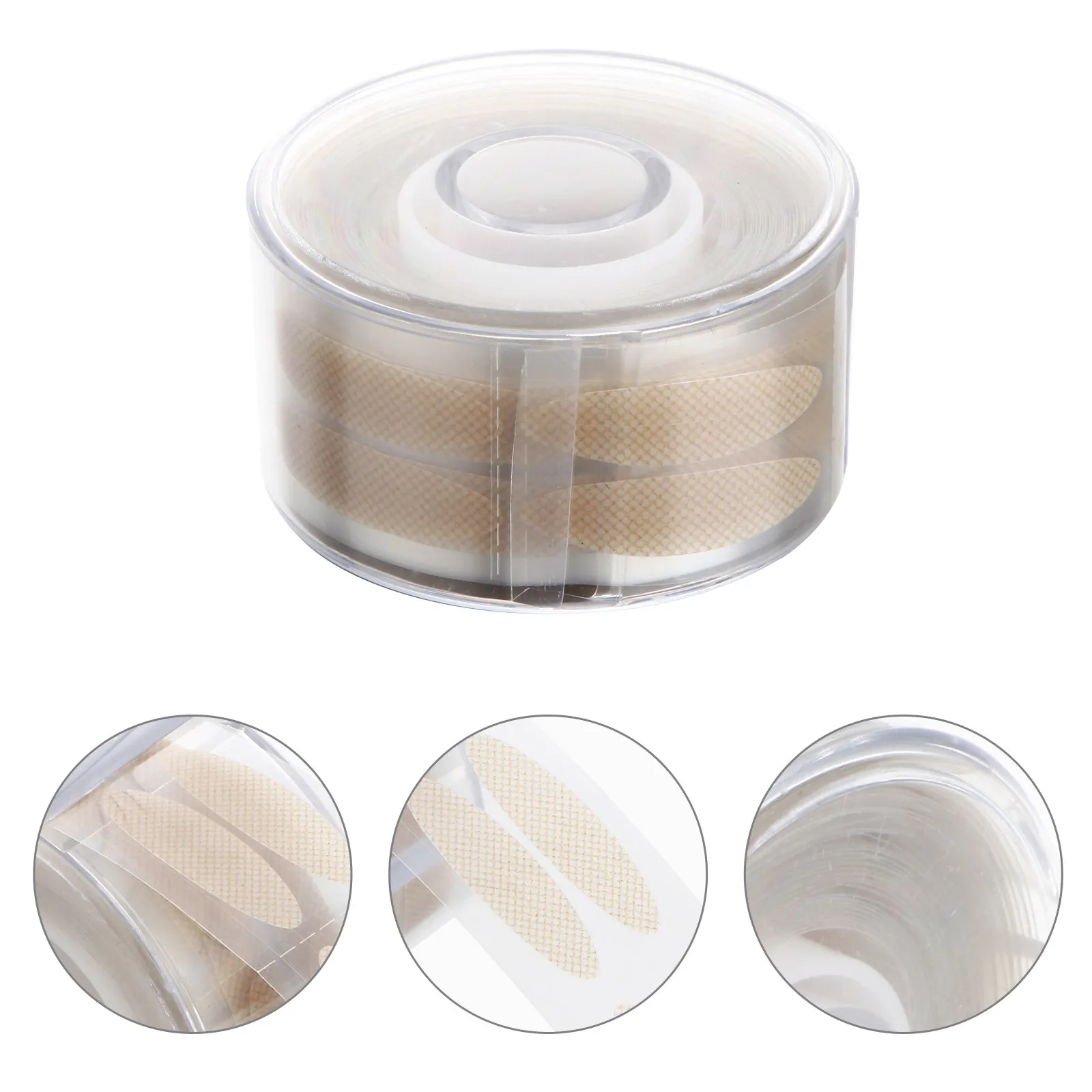 600pcs Double Eyelid Tape – Invisible Fiber Mesh, Thin & Light Upper Eyelid Stickers for Natural Eye Lift