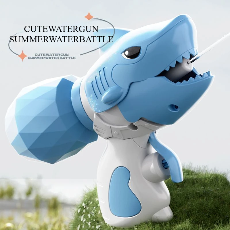 Kid Mini Shark Waterpistool Zomer Zwembad Zwemmen Strand Speelgoed Pistool Spelen Water Spatten Festival Spray Waterpistool