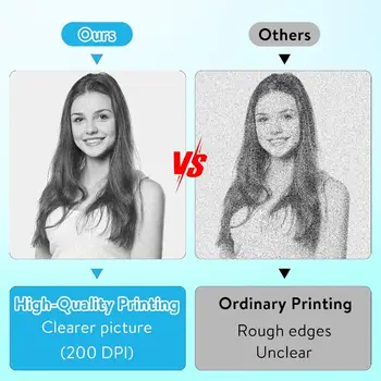 6 nejlepší prodej Chytrá kapesní mini tiskárna - №1