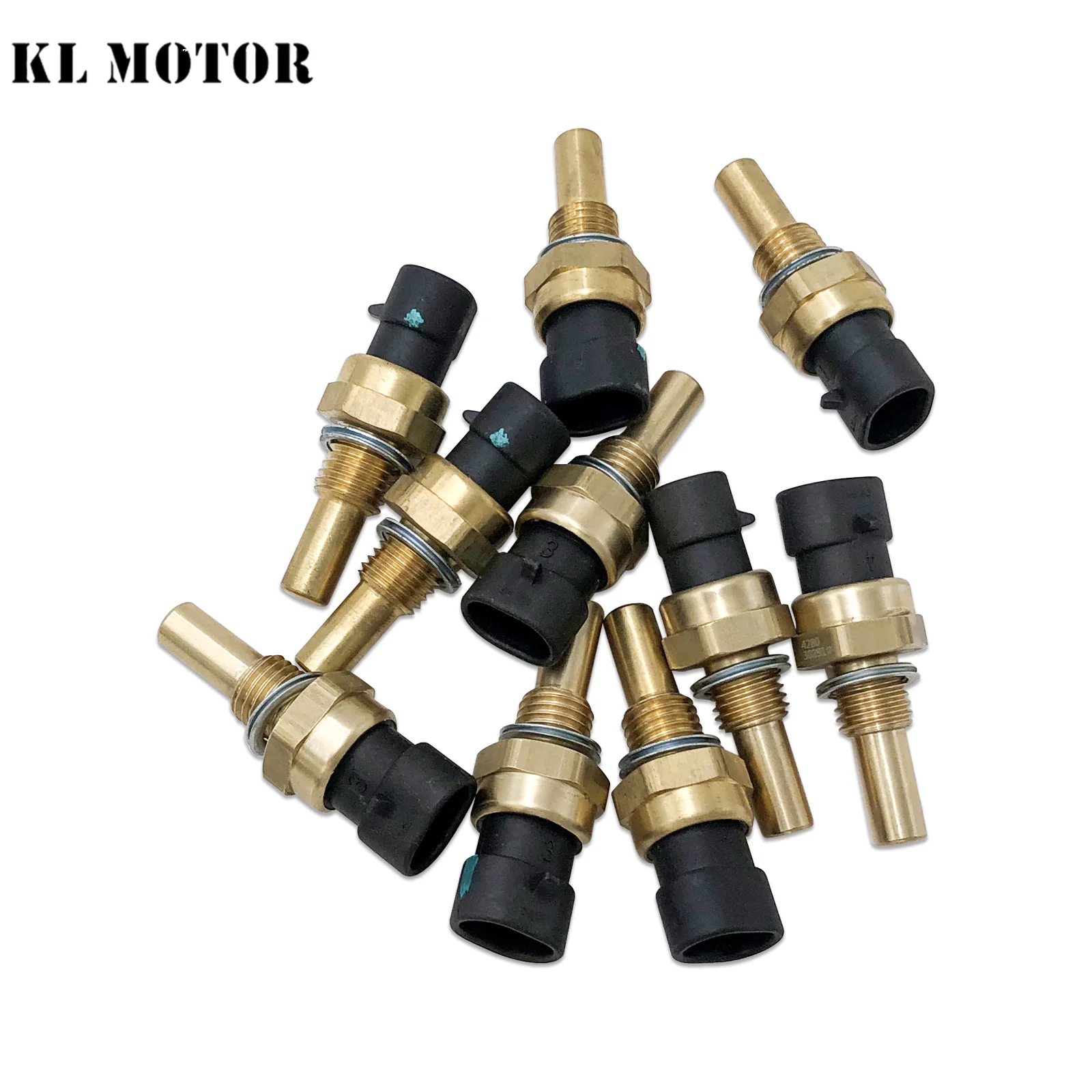 10pcs Water Temperature Sensor For HiSUN 400 500 700 800 UTV MSU EFI Massimo TSC YS 2 cables P010000391300000