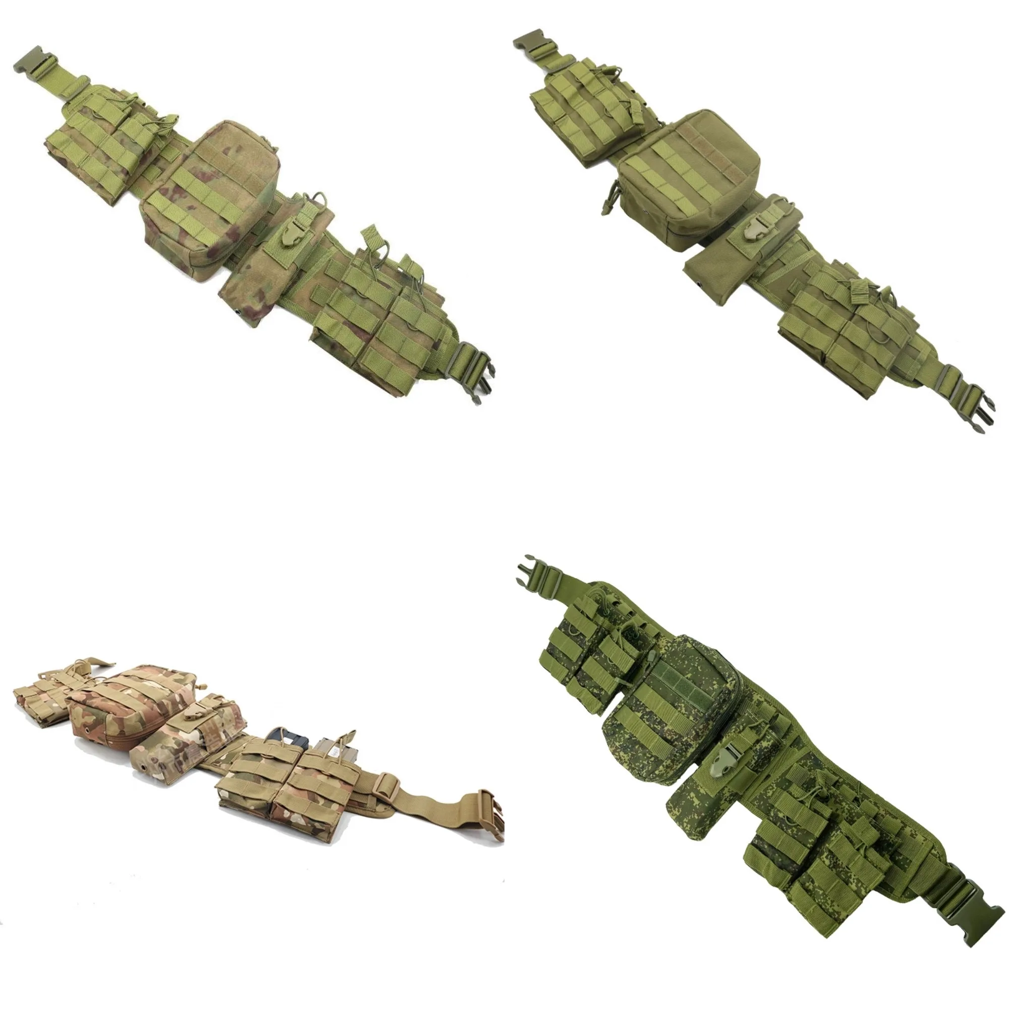 

Уличная поясная пленка Green Ruin MC EMR камуфляжный тактический поясной набор многофункциональная поясная сумка для аксессуаров Molle