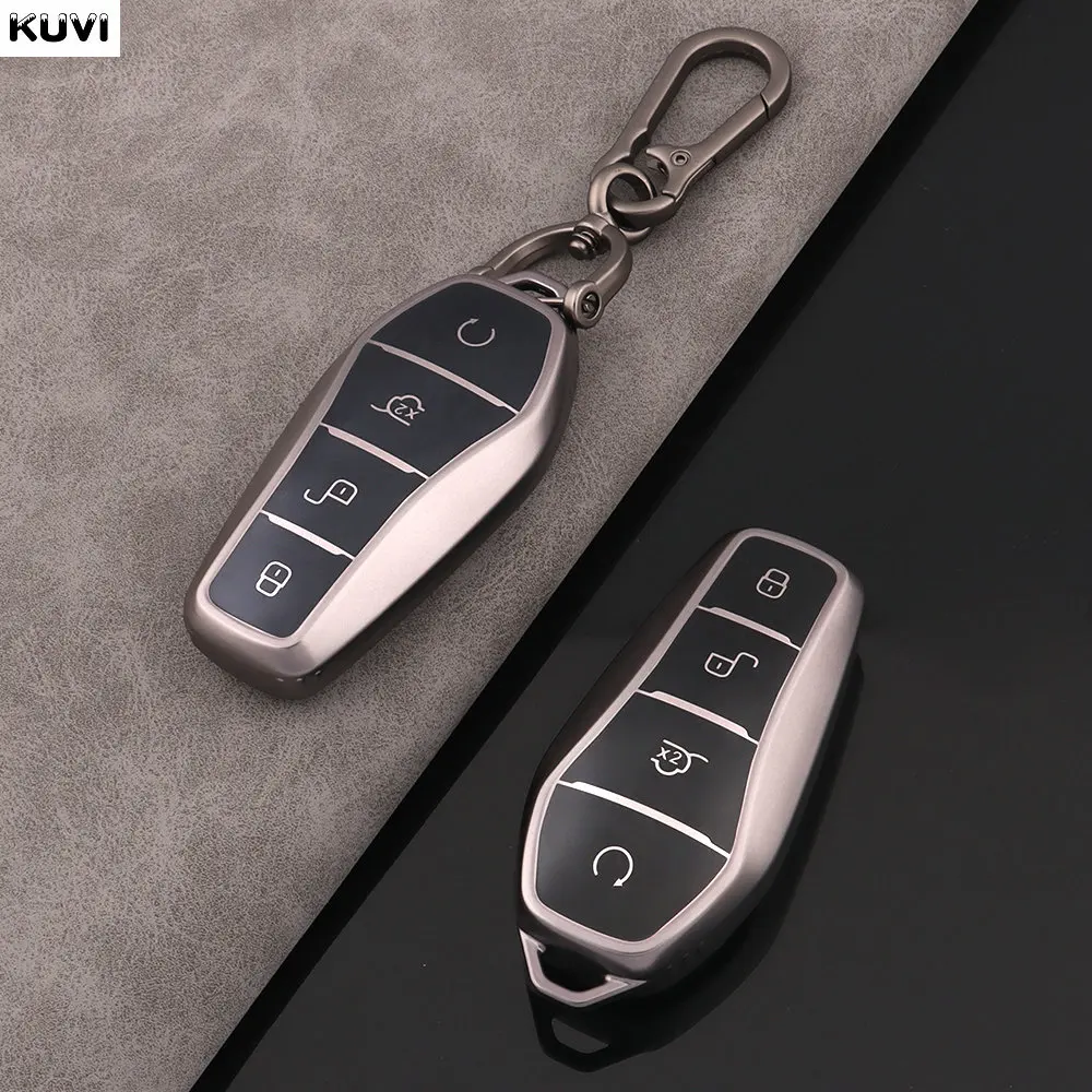 ل BYD Qin Plusdmi Atto 3 Han EV دولفين غطاء للحماية قذيفة اكسسوارات السيارات الداخلية جديد بولي TPU حافظة مفاتيح السيارة عن بعد فوب