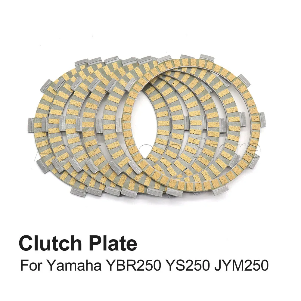 

For Yamaha YBR250 YS250 JYM250 YBR 250 YS 250 JYM 250 Motorcycle Clutch Plate Friction Disc Kits Accessories
