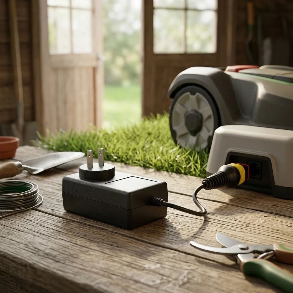 Power Adapter 28V 1.3A for R38Li R40Li R45Li For Robotic Mowers with Overvoltage Protection and Stable DC Output