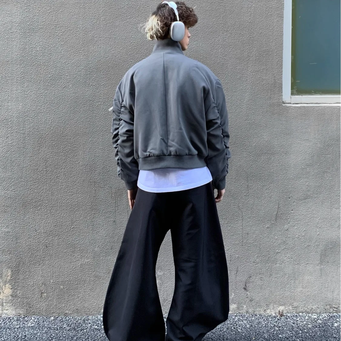 سترة قصيرة طراز MA بياقة كلاسيكية للجنسين مصنوعة من القطن والبوليستر للدفء في موسم الشتاء #2