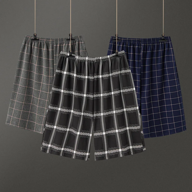 

Мужские трикотажные хлопковые шорты больших размеров L-5XL, летние, повседневные, мягкие, с карманами