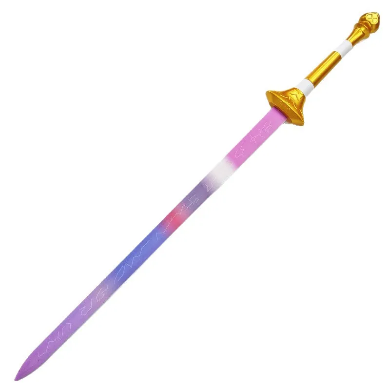 105cm/41.34in Demon Hunters Cosplay Sword PU Samurai Medieval Game Peripherals Party Supplies Collectible Ornaments Holiday Gift