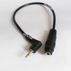 Mono TS 3.5 Female to 2.5 Male Audio adapter Cable Cord Mono 2.5mm Male 3.5mm Female Audio Line Wire TS Mono 2.5 Male 3.5 Female