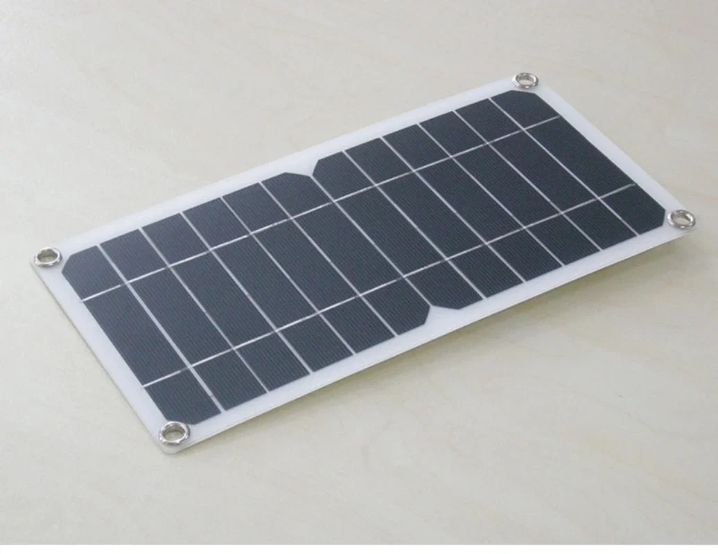 Outdoor Mobile Phone Charging Solar Panel 5v 12v Plate Charge Battery Camping Portable Power Electrical Equipment Supplies Home