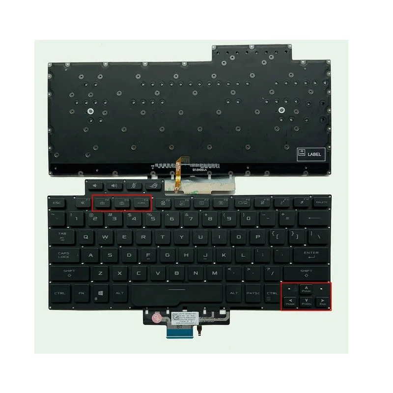 XIN-Russian-US   Backlight  Laptop  Keyboard  For ASUS ROG Zephyrus G14 GA401 GA401I GA401IV GA401U GA401M GA401QM 2021 Years