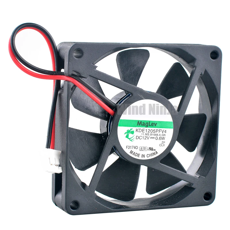 NEW KDE1205PFV4 5cm 50mm fan 50x50x10mm DC12V 0.6W 2pin Quiet cooling fan for printer power supply