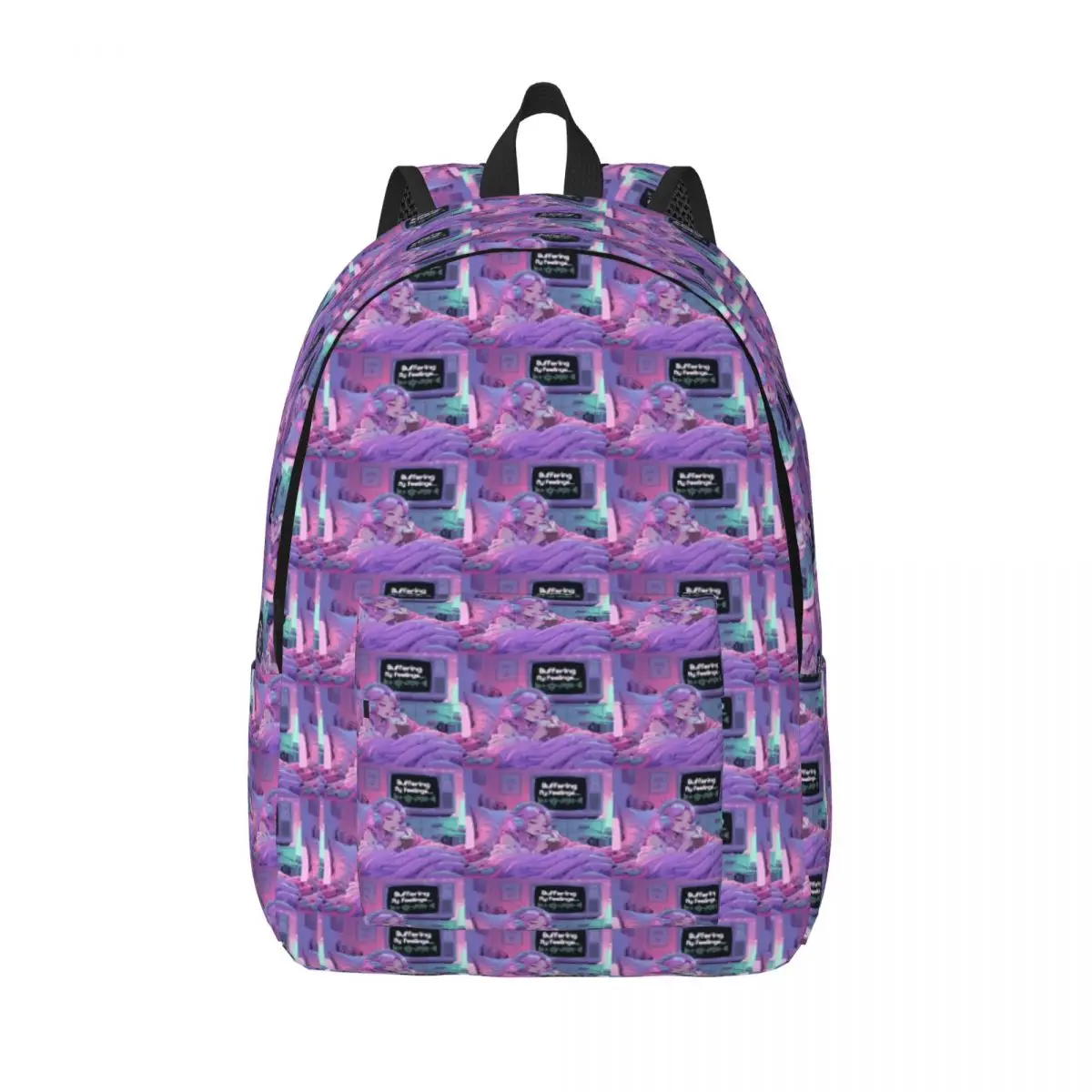 

Cozycore Dreamscape 90-х Эстетический аниме Vibes Простой и стильный рюкзак Холщовый рюкзак Сумки