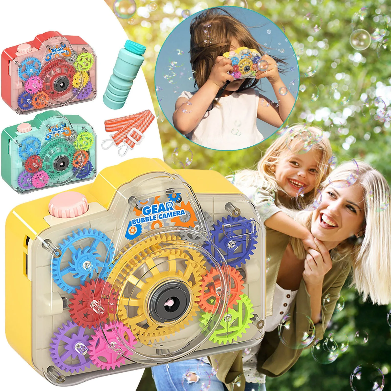 Super Bubble Music Proof Bubble Spill 120ML For Children Machine Portable With Lights Machine Toddlers Kids Giant Bubble Mix