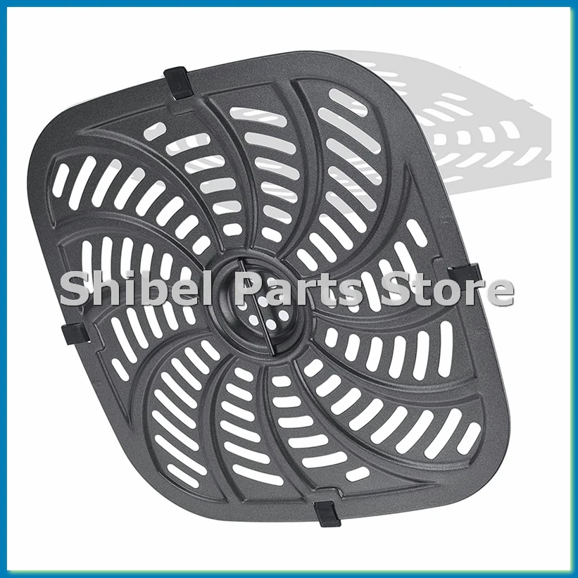

Air Fryer Replacement Grill Pan, Air Fryer Accessories for RJ38-SQSS-8T-D, 8QT Nonstick Removable Grill Pan-A07G