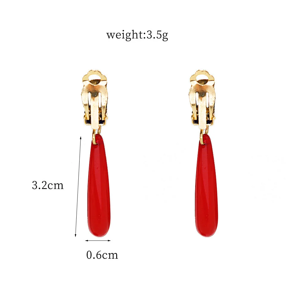 Anime Frieren: Beyond Journey\'s End Red Earrings Frieren At The Funeral Frieren stud Earrings Pendant Frieren Elf Cosplay Gift