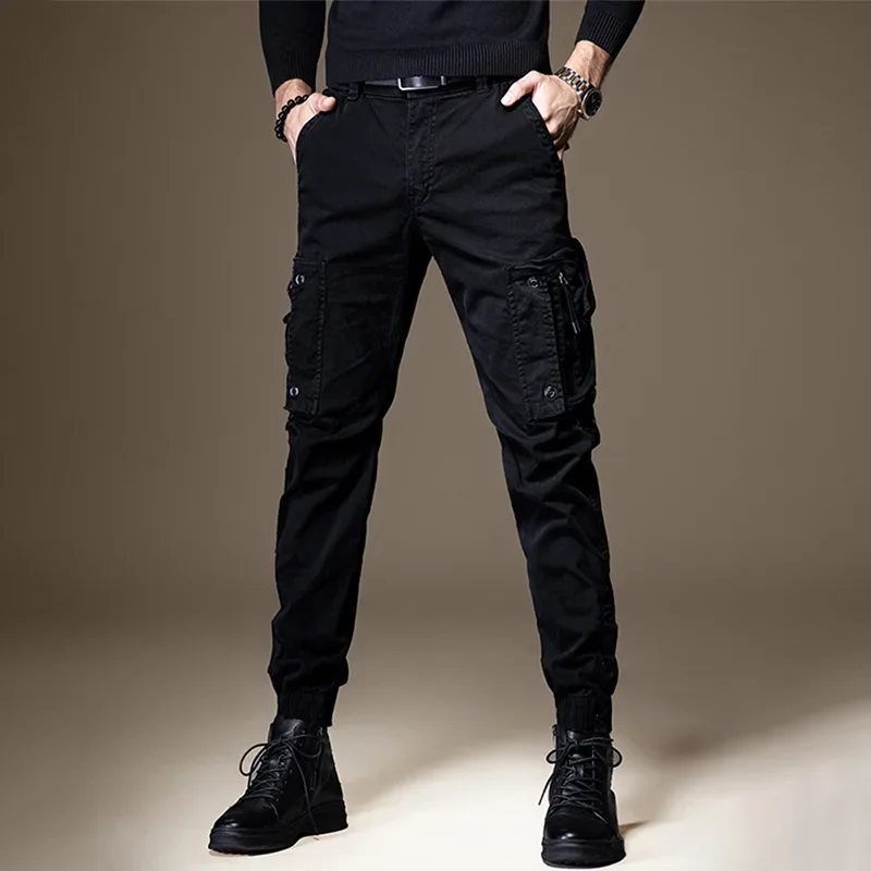 American Style Men's Straight-leg Cargo Pants Lightweight Functional Outdoor Tactical Casual Pants For Men Women