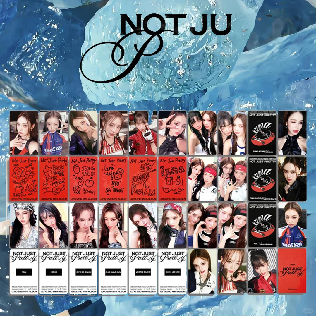 

KPOP IZNA Новый альбом Not Just Pretty 6 шт./компл. фотокарта высокого качества INS стиль двухсторонняя печать LOMO Card Koko Sarang подарки