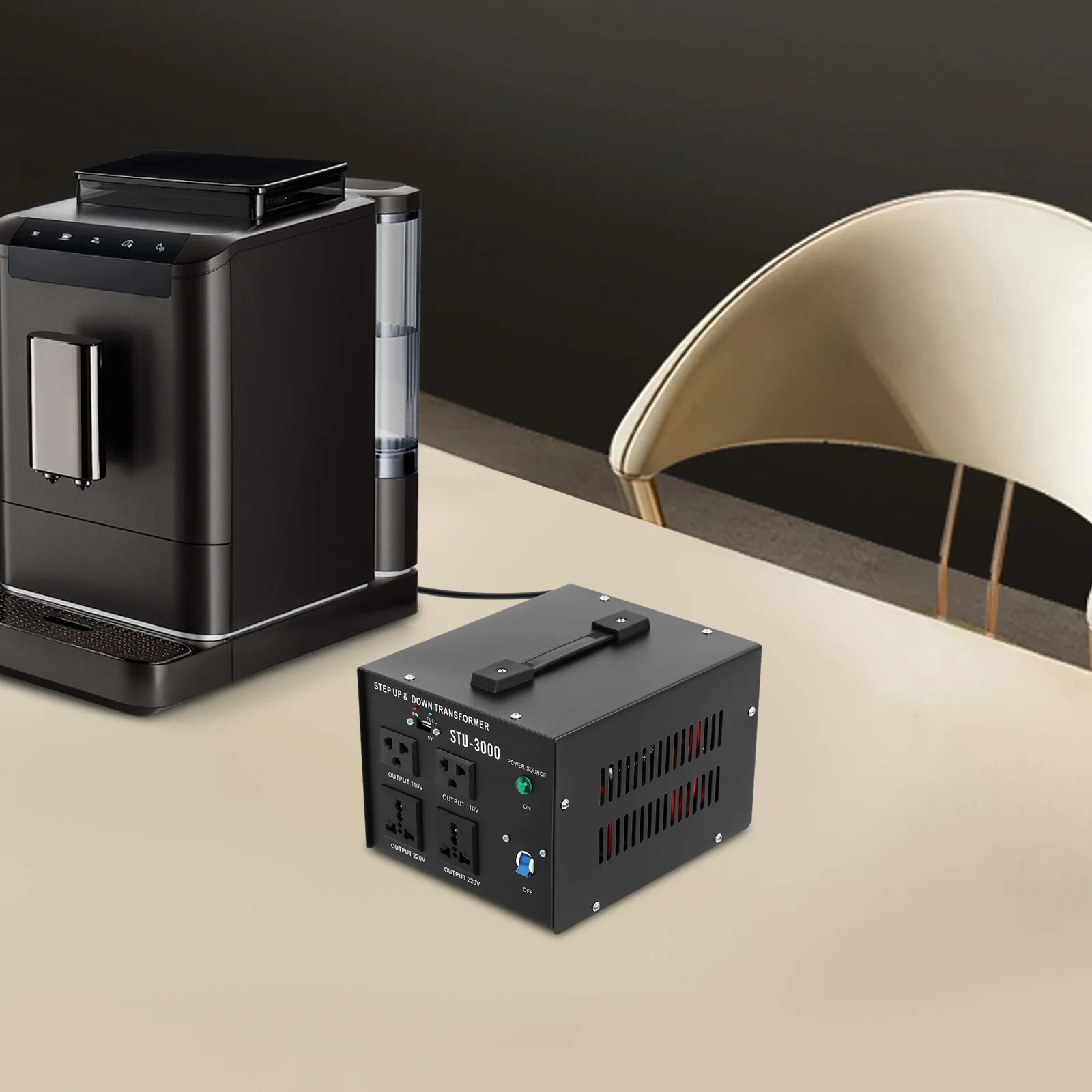 

Bymaocar 3000 Вт преобразователь трансформатора напряжения 110/220 В переменного тока повышающий/понижающий трансформатор машина электропитание обустройство дома