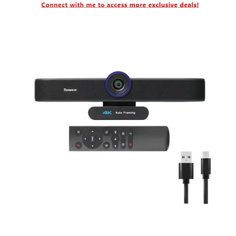 

2024 Hot Sales Webcam Conference TEVO-VA300B 4k EPTZ Webcam 5x 3840 X 2160 30fps Streaming Camera Webcam With Microphone