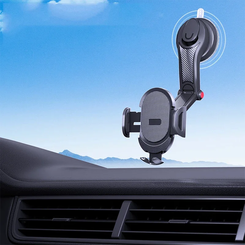 Universal Sucker Car Phone Holder Mobile Phone Holder Stand In Car No Magnetic GPS Support Mount 360 Rotation for Cellphones