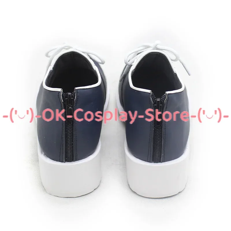 [Angepasst] Blau Archiv Tadaraku Mari Cosplay Schuhe Anime Spiel Roleplay Prop Halloween Karneval Urlaub Party PU Leder Stiefel