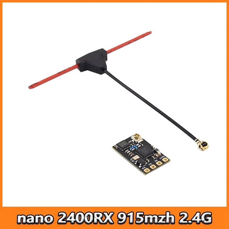 FPV ELRS Receiver 2.4GHZ Open Source RC Model Long Range Nano 2400RX Fixed Wing Long Range Aircraft Reception-A79U