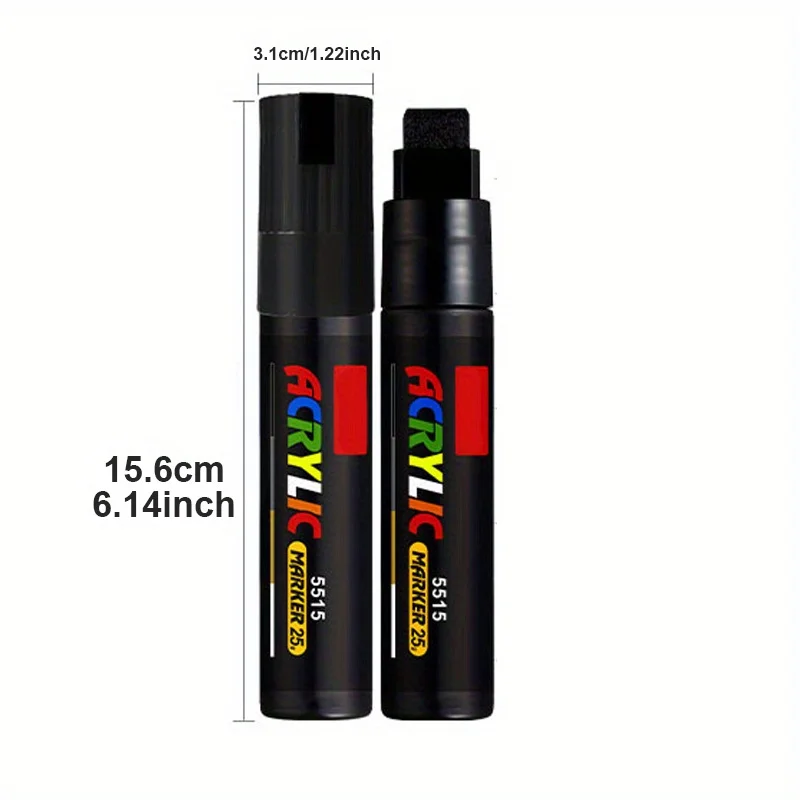 Imagem -03 - Uni Poscas Plumones Acrílico Marcador Pen Pc15 mm mm Pop Poster Publicidade Mark Pintura Graffiti Art Supplies pc