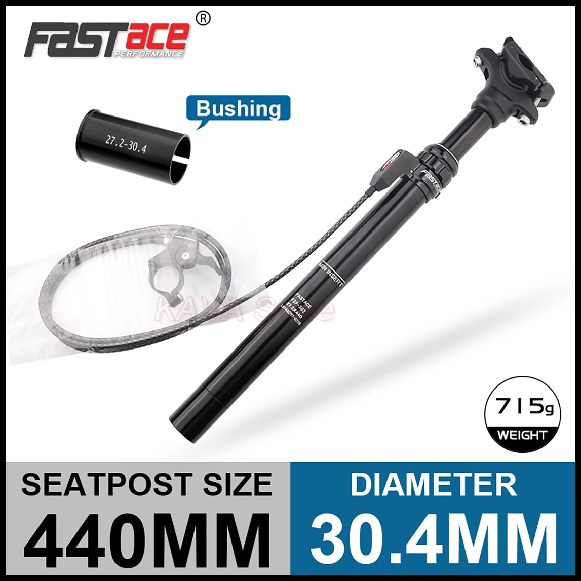 Fastace FSP301 302 303 MTB Zadelpen Externe Interne Kabel Mountainbike Dropper Afstandsbediening Verstelbare Hoogte Fiets Onderdelen