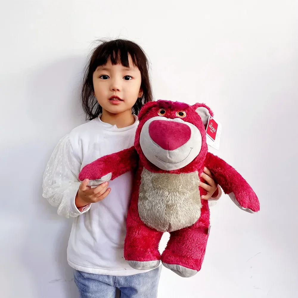 40cm TOY STORY Original Lotso Strawberry Bear Stuffed Bear plush toy Pillow doll Super Soft Toys for Kids with Strawberry smell