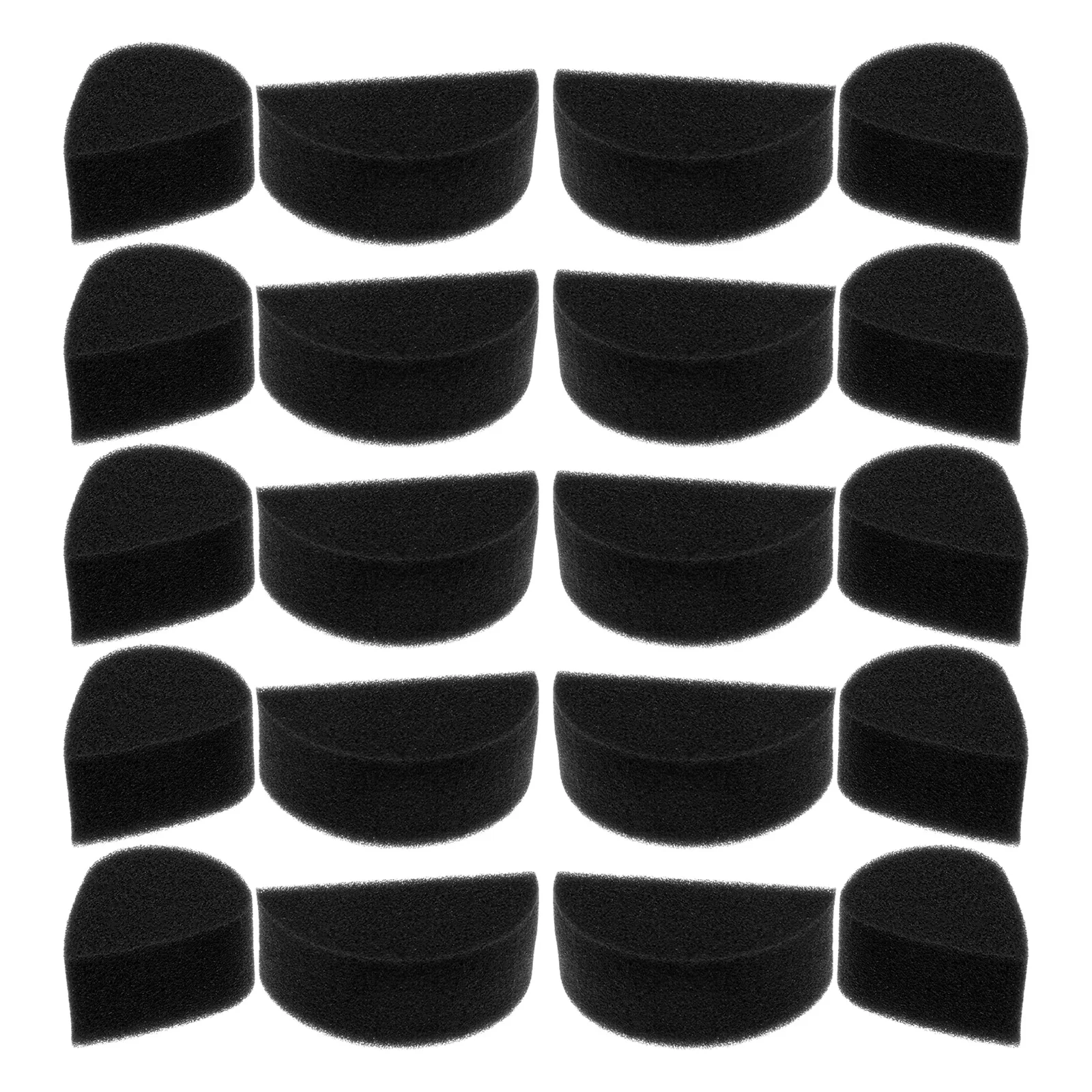 

24Pcs Face Painting Sponges Droplet Semi-Circular High Density Makeup Sponge Set for Craft Sponge Daubers