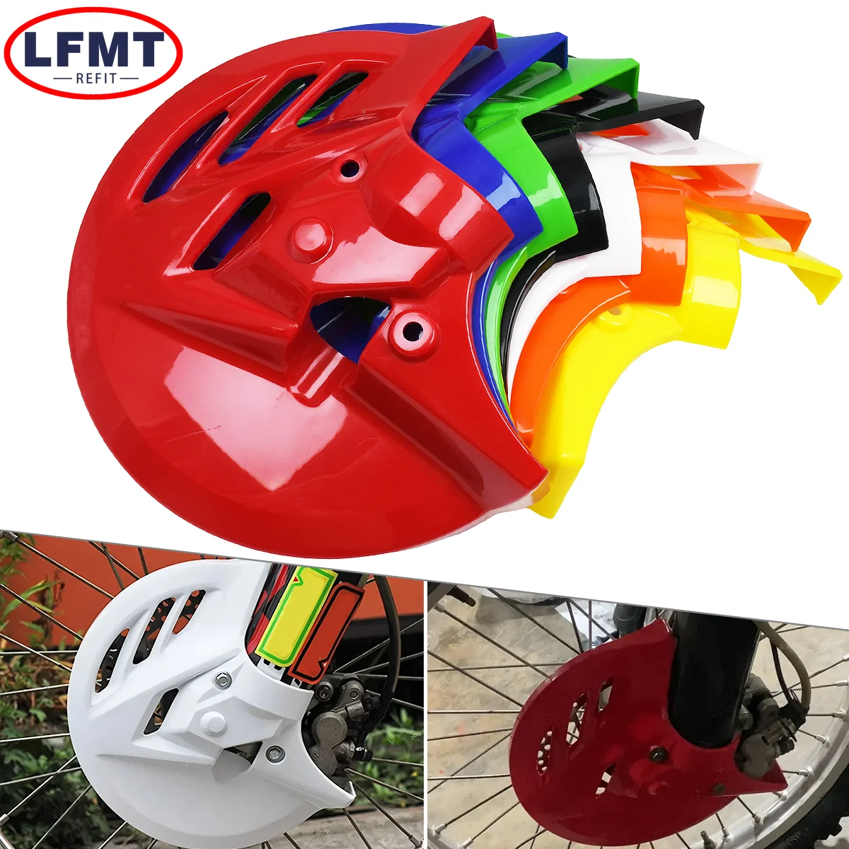Motorcycle 270mm Front Brake Disc Protection Cover For Honda CRF250R 450R CRF250X CRF450X CRF250RX 450RX CRF450L For Kayo T4 T6