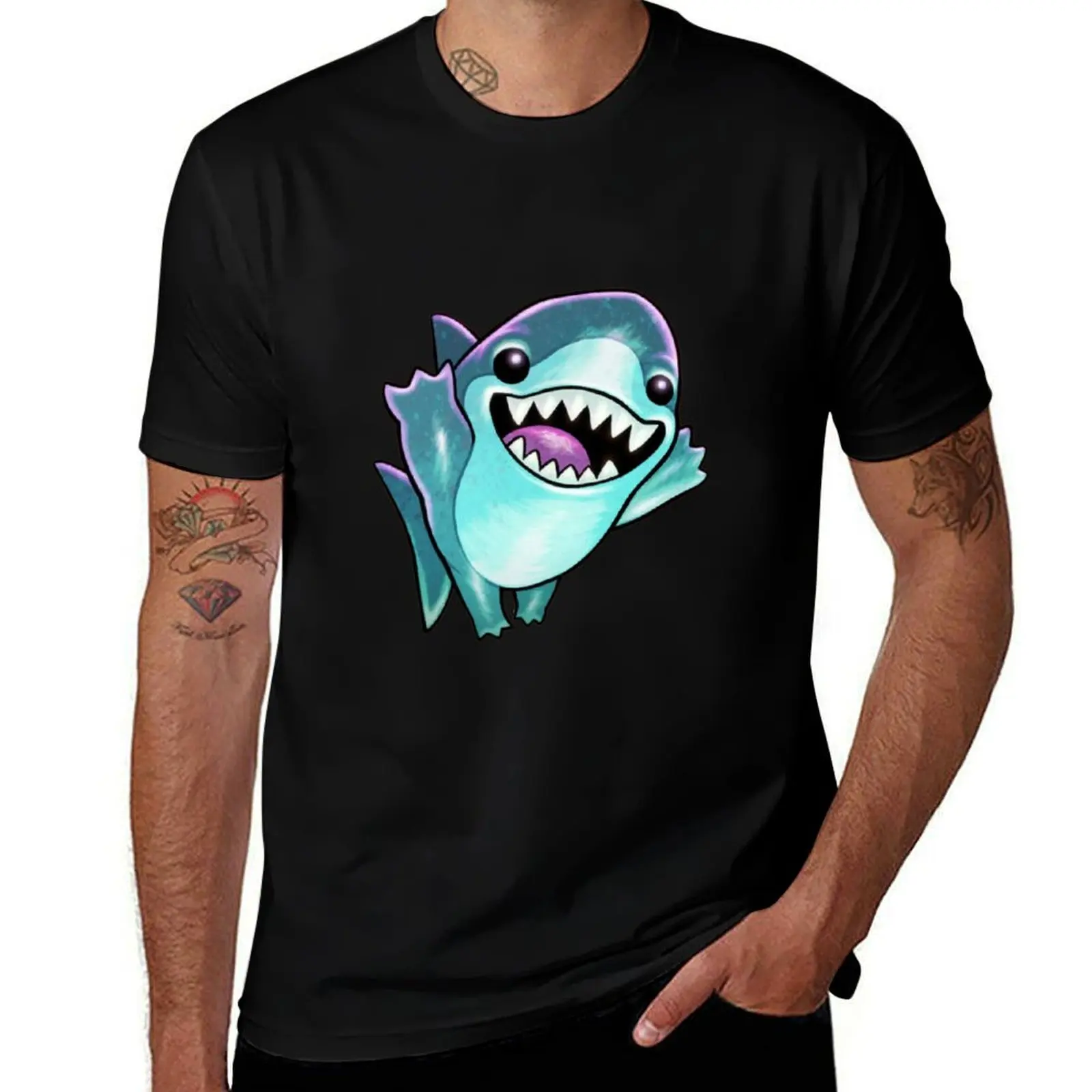 Jeff the land shark T-Shirt vintage clothes graphic t shirt vintage summer clothes vintage cotton t shirt men