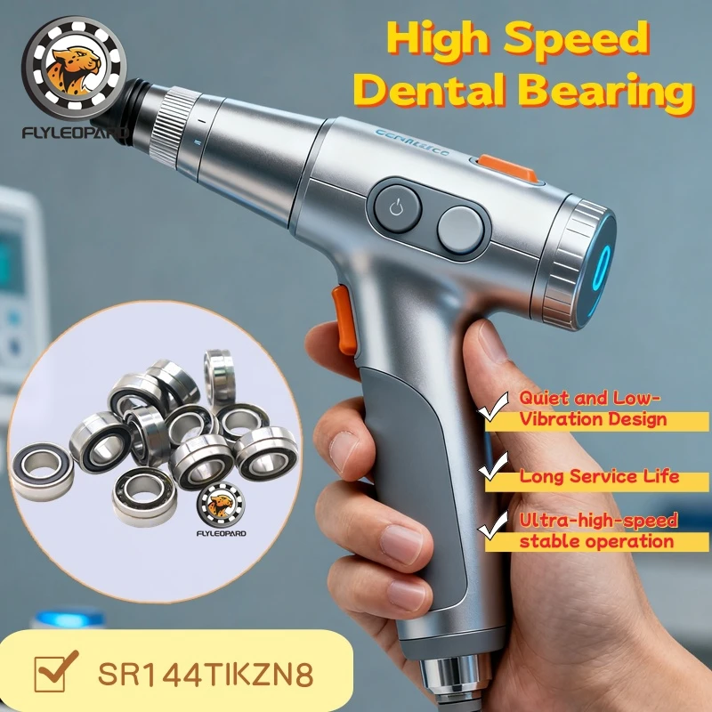 

10Pcs/set High Speed ABEC-9 Handpiece Turbine Ceramic Dental Bearings Turbine Torque Dental Accessorie 3.175x6.35x2.380 mm