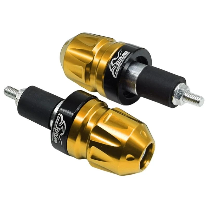 02de 1 زوج من الألمنيوم سبيكة دراجة نارية مقود نهاية مقود ، أغطية قبضة غير متوفرة للدراجة الترابية 7/8 "22 مم ، تسهيل التثبيت