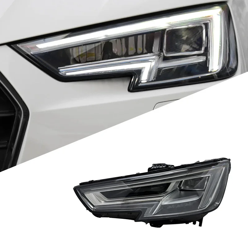 

Suitable For 17-19 Audi A4L Headlight Assembly Modified High-end LED Daytime Running Light Lens Headlight Turn Signal