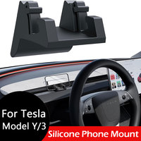 For Tesla Model Y Juniper 2025 Silicone Phone Mount Model 3 Highland 2017-2025 Also Functions Also Vent Hook and Sunglass Holder