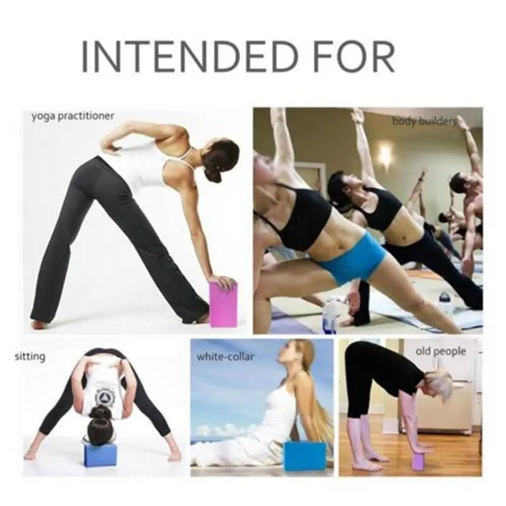 Health Training Body Shaping EVA Fitness Equipment Gym Foam Exercise Pilates Yoga Block Brick
