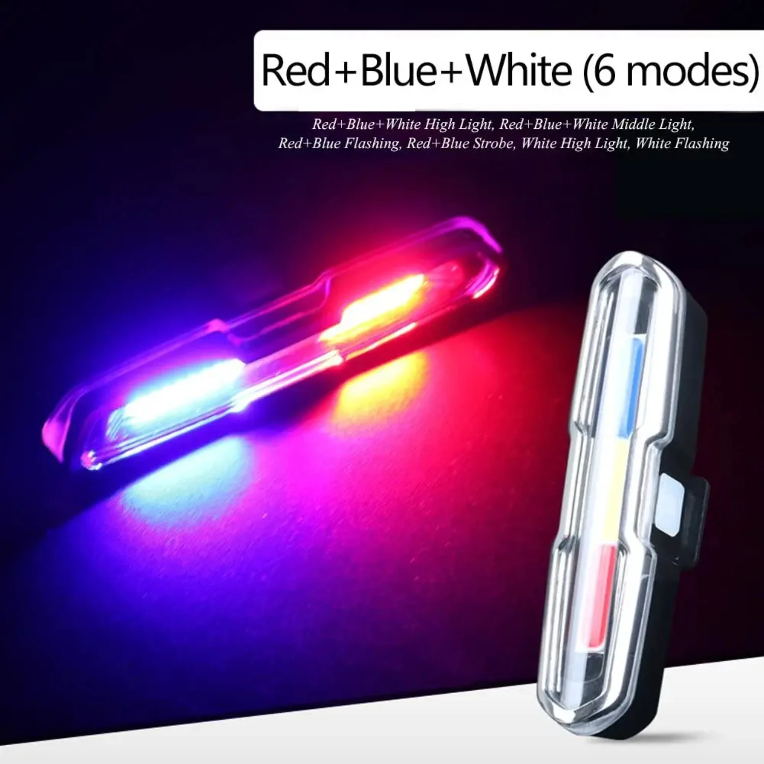 Enhance Your Cycling Safety with Premium Dilwe Ultra Bright USB Rechargeable Rear Light - Stay Visible and Safe During Your Moun