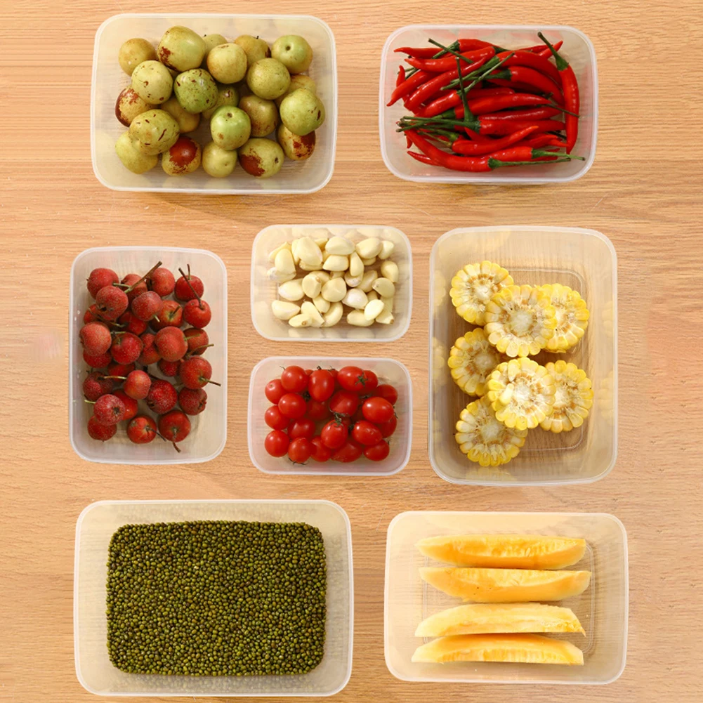 Food Storage Storage Box 16*12*8cm 20*15*9cm 24*17*11cm Multifunctional Organization Vegetable Food Organization