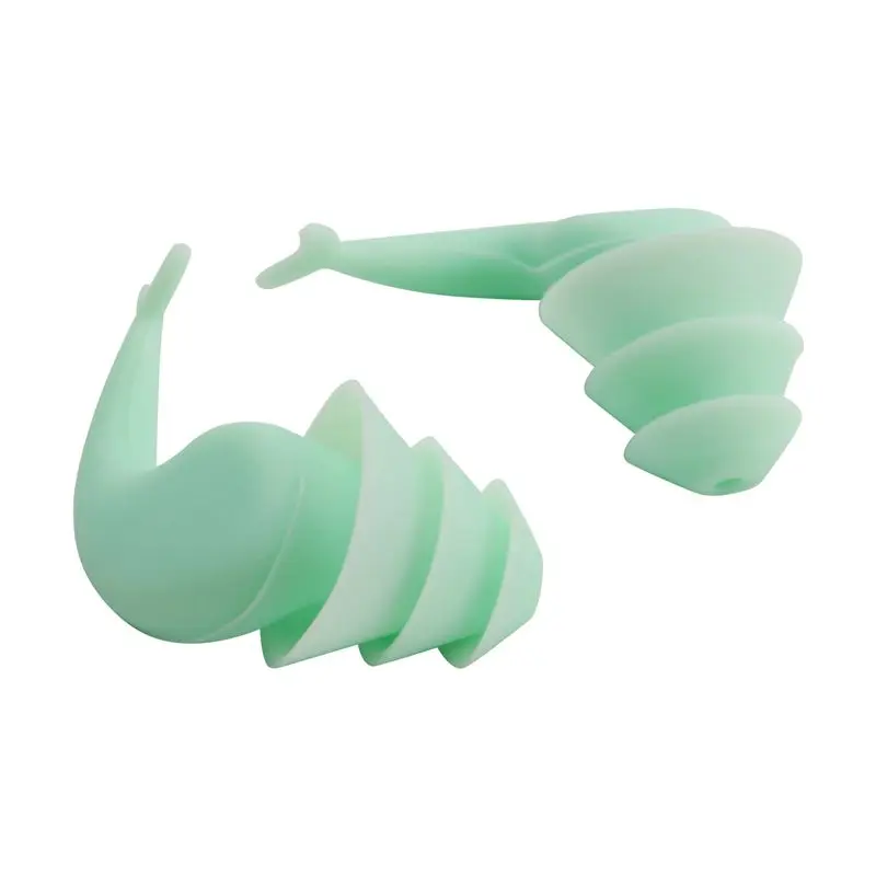 NALFI-6 Pairs Great Waterproof Ultra Comfy Earplugs,Swimming Ear Plugs,Reusable Silicone Ear Plugs For Water Sports