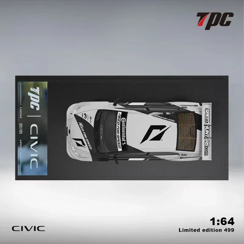 TPC 1:64 FD2 Black white limited499 Diecast Model Car