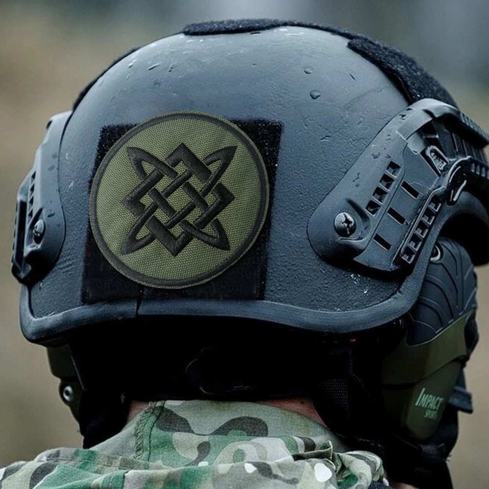 Parche táctico con velcro para ropa militar y airsoft - imagen 2