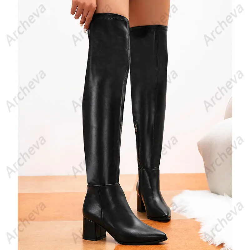 صنادل جلدية مصنوعة يدويًا باللون الأزرق الملكي مع أربطة كريستالية - أحذية سهرة بكعب ستيليتو للسيدات مقاس كبير مقاس كبير 36-42 #5