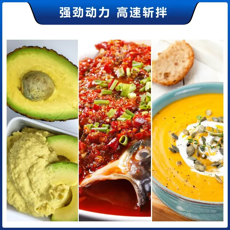 Commercial shredding, multi-functional cutting ginger and garlic, filling automatic machine, garlic and pepper stirring machine
