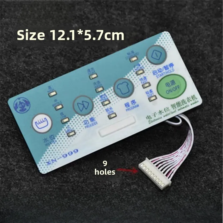 1 шт., интеллектуальная электронная кнопочная панель для автоматической стиральной машины XN-99, встроенная универсальная плата управления модификацией