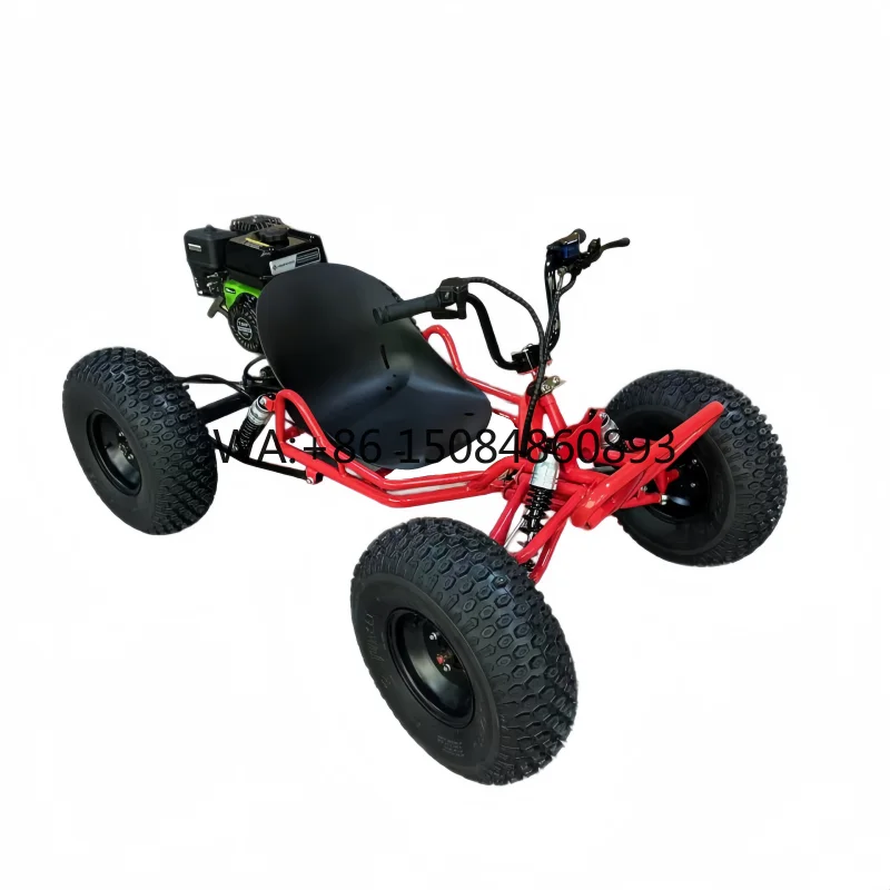 Go-Kart da Corsa Fuoristrada a Quattro Ruote con Pneumatici Grandi, Componenti Potenti e Stabili per Competizioni su Pista di Terra per Adulti