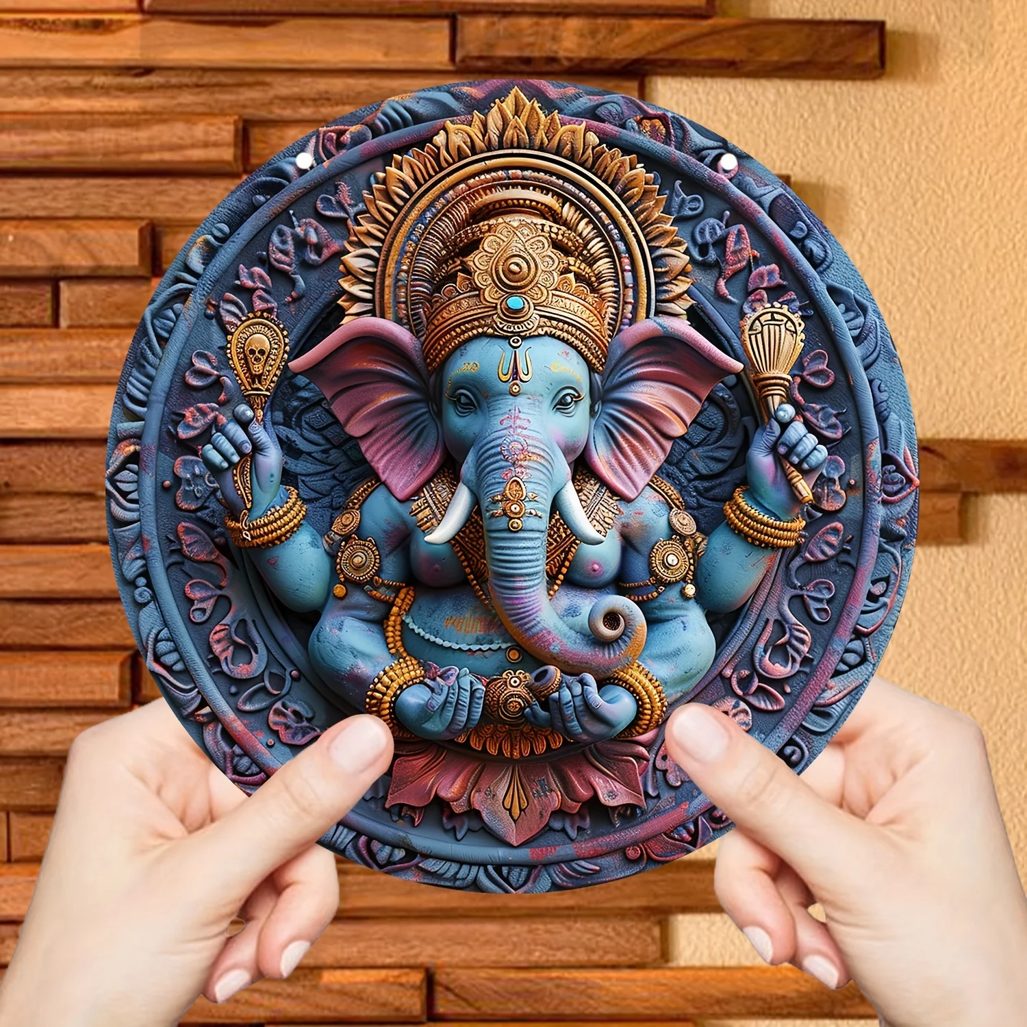 

Ganesha Elephant Head Acrylic Sign-Boho Chic Wall Art For Home,Kitchen,Farmhouse,Parties,Bars,Shops&Garages Decor