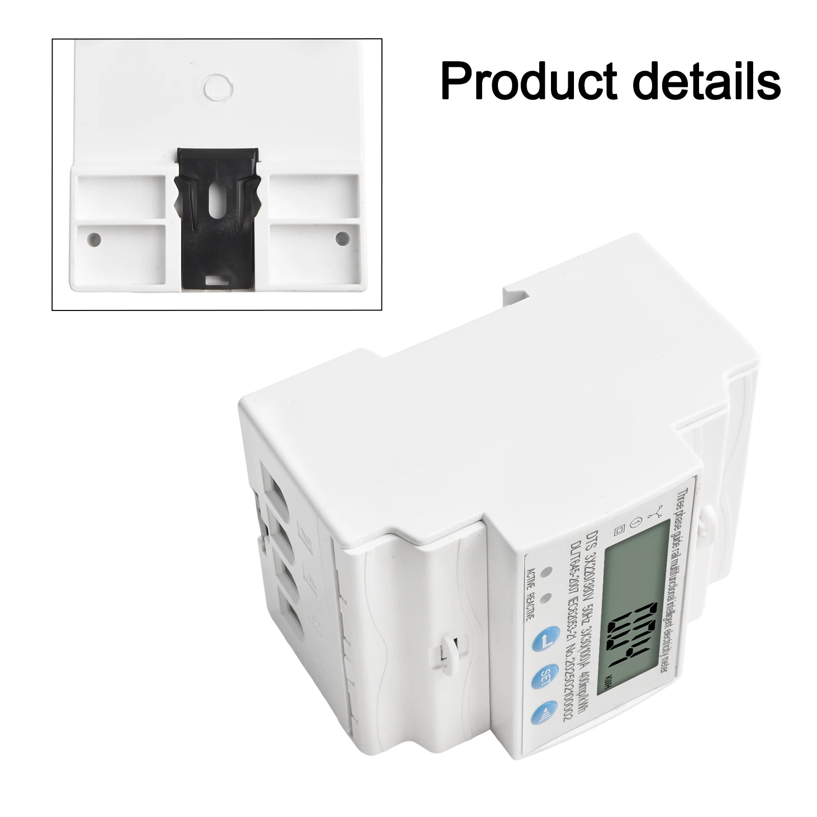 

Electronic Watt Meter Multifunctional Energy Meter Flexible Installation Energy Meter Input Output Active Energy