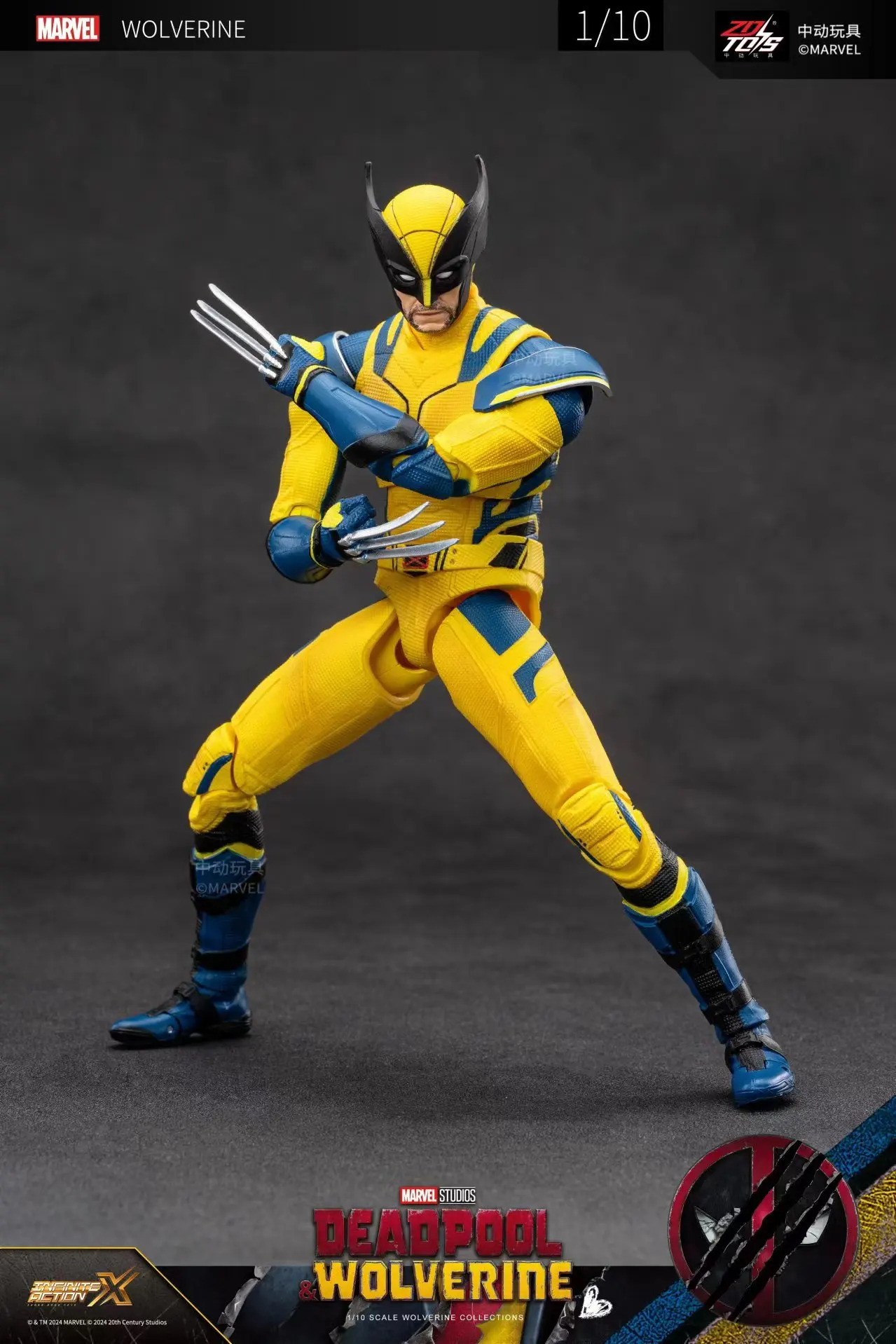 Original 2024 Deadpool & Wolverine Action Figures Movie Version ZD Toy Series Collections Adult Action Figures Garage Kit Gift view 2
