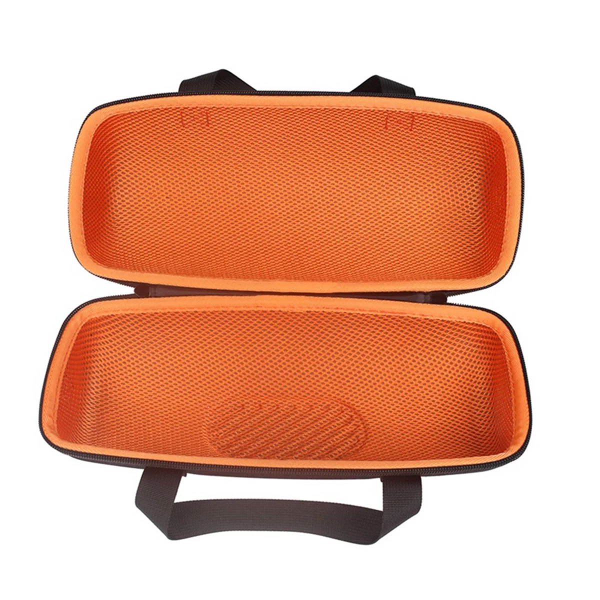 A14M 2X ハードケース Xtreme 3 ポータブル Bluetooth スピーカー用トラベルキャリングストレージホルダー ジッパーポケット付き (ブラック + オレンジ)